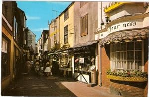 Brighton Postcard Sussex The Lanes 1975
