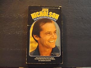 Jack Nicholson pb Norman Dickens 1st Print 1st ed 8/75 Signet