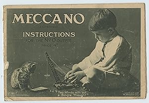 Meccano (Patented) Instructions for the No. O Outfit