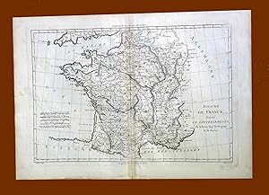 ROYAUME DE FRANCE, Divisé en Gouvernements. Atlas Encyclopédique contenant la géographie ancienne...