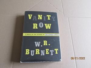 Vanity Row First edition hardback in original dustjacket