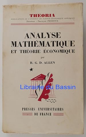 Analyse mathématique et théorie économique