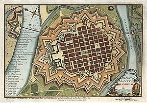 Stadtplan, "A plan of the city of Manheim".