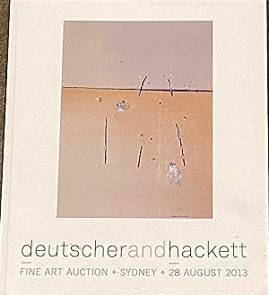 Deutscher and Hackett Catalogue August 2013
