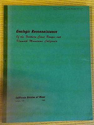 geologic reconnaissance of the northern coast ranges and Klamath mountains, California: With a Su...