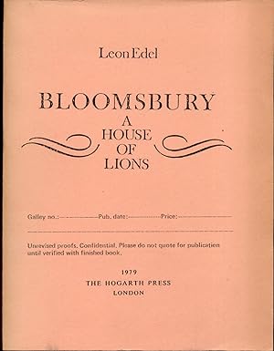 Bloomsbury A House of Lions