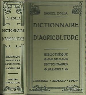 Dictionnaire D'Agriculture . 1900 Gravures