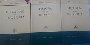 DICCIONARIO DE FILOSOFÍA + HISTORIA DE LA FILOSOFÍA I + HISTORIA DE LA FILOSOFÍA II