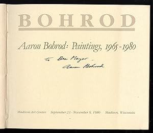 Aaron Bohrod: paintings, 1965-1980. Inscribed, with correspondence