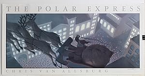THE POLAR EXPRESS: A Rare Variant Poster Promoting the Book Before It Won the Caldecott Medal