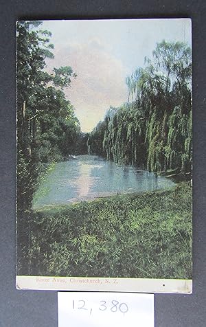 River Avon, Christchurch, NZ - postcard