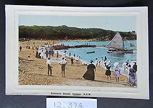 Balmoral Beach, Sydney, N S W - 1910 postcard