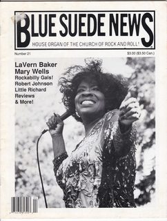 Blue Suede News No. 21 1992: LaVern Baker Cover