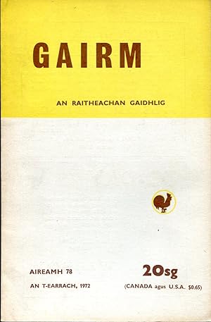 Gairm : An Raitheachan Gaidhlig : Spring 1972 - No 78