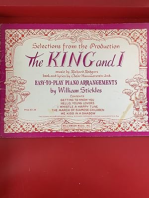 The King and I: Easy-to-Play Piano Arrangements (Selections from the Production)