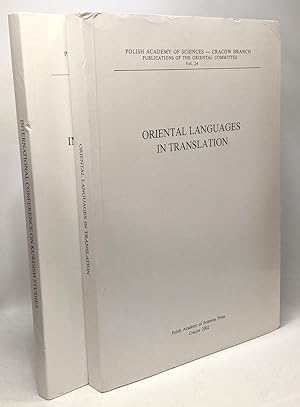 Oriental Languages in Translation + International conference on Kurdish Studies Cracow 17th-19th ...