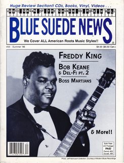 Blue Suede News #35: Summer '96; Freddy King Cover