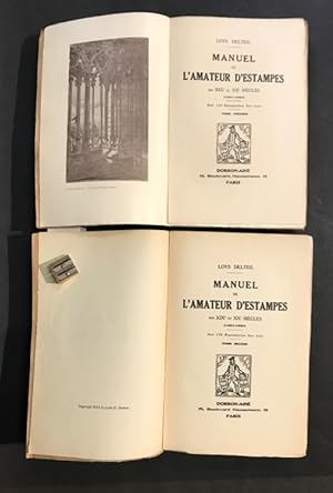Manuel de l'amateur d'estampes des XIX° et XX° siècles. (1801 - 1924). Avec 158 Reproductions hor...