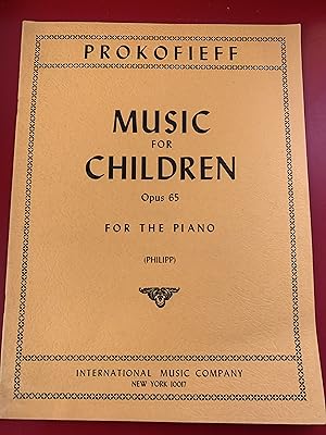 Music for Children Op 65 For the Piano