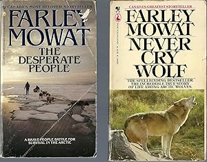 A Set Of Four Paperbacks: And No Birds Sang, A Whale For The Killing, Never Cry Wolf, The Despera...