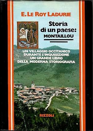 Storia di un paese: Montaillou, un villaggio occitanico durante linquisizione, 1294-1324