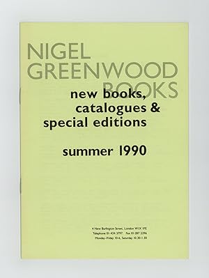 new books, catalogues & special editions, summer 1990