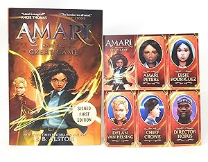 Amari and the Great Game SIGNED FIRST EDITION WITH CHARACTER CARDS