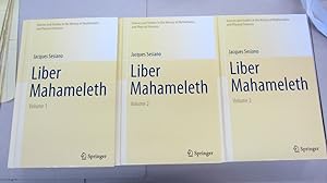 Liber Mahameleth 3 volume set; A 12th-century mathematical treatise