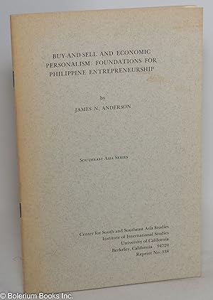 Buy-and-Sell and Economic Personalism: Foundations for Philippine Entrepreneurship