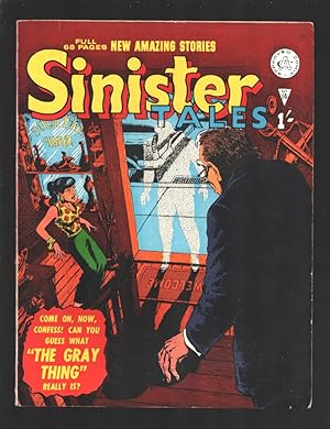 Sinister Tales #14 1960's-Horror stories by Davy Berg-Pete Morisi-Gray Morrow-Bob Powell -FN