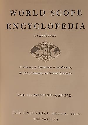 World Scope Encyclopedia Vol II: Aviation to Cannae A Treasury of Information on the Sciences, th...