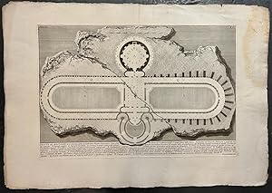 [Antique print, etching, Piranesi] Pianta del Mausoleo di Costanza. (Plan of mausoleum of Constan...