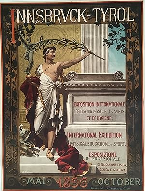 Innsbruck - Tyrol. Exposition internationale d'éducation physique, des sports et d'hygiène. - Int...