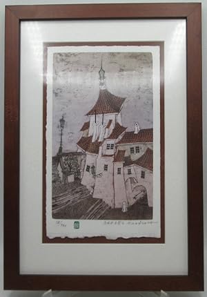 Color Print of Cockeyed Home Signed and Numbered Rafael Krodwall (  )