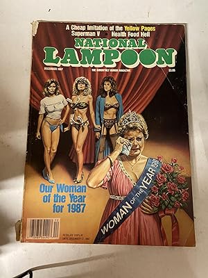 National Lampoon December 1987- Our Woman of the Year 1987