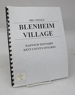 1881 Census, Blenheim Village, Harwich Township, Kent County, Ontario