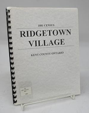 1881 Census, Ridgetown Village, Kent County, Ontario