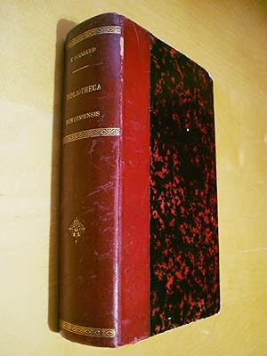 Bibliotheca Borvoniensis ou Essai de Bibliographie et d'Histoire contenant la reproduction de pla...