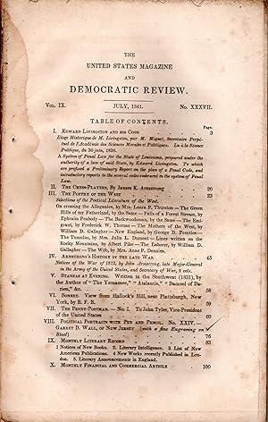 The United States Magazine and Democratic Review July, 1841