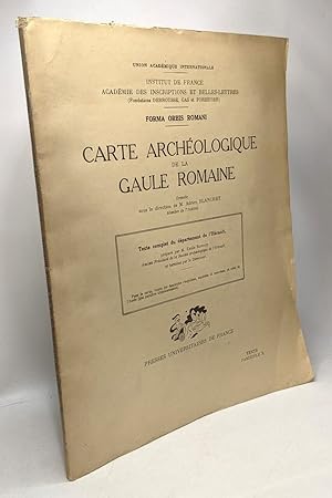 Carte archéologique de la Gaule Romaine - institut de France académie des inscriptions et belles-...