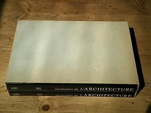 Vocabulaire de l'Architecture. Principes d'analyse scientifique. Complet en deux volumes