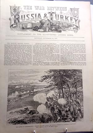 The War Between Russia and Turkey. 14 page Supplement ILN for Sept 22nd 1877