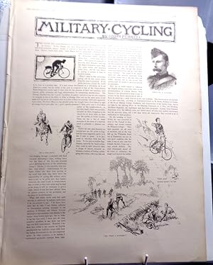 Military Cycling (Supplement of "The Graphic"). March 1888