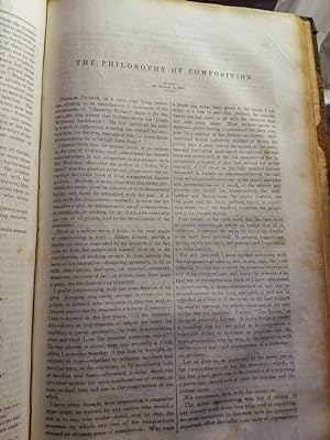 "The Philosophy of Composition" and "Marginalia" in GRAHAM'S MAGAZINE. Vol. XXVIII: January 1846-...