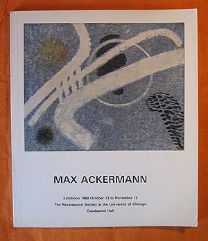 Max Ackermann, Exhibition 1969 October 13 to November 12