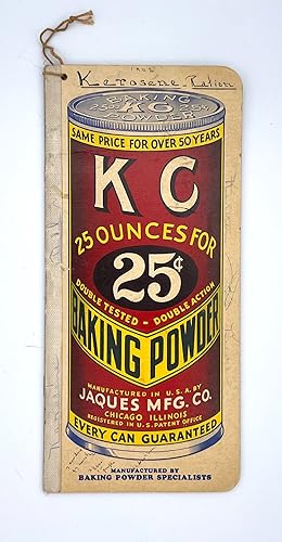 KC Baking Powder Grocer's Want Book