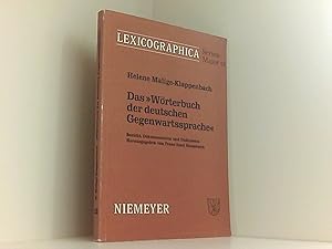 Das »Wörterbuch der deutschen Gegenwartssprache«: Bericht, Dokumentation und Diskussion (Lexicogr...