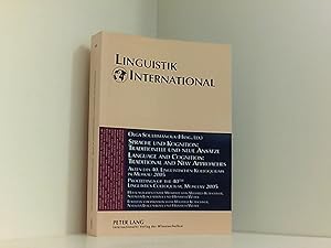 Sprache und Kognition: Traditionelle und neue Ansätze / Language and Cognition: Traditional and N...