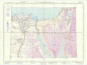 USAF aeronautical chart (447) Suez Canal.