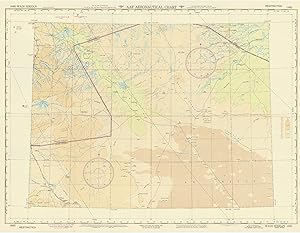USAF aeronautical chart and information service. World aeronautical chart (446) Wadi Sirhan.